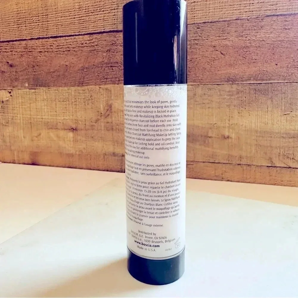 NWOB Boscia White Charcoal Mattifying Makeup Setting Spray